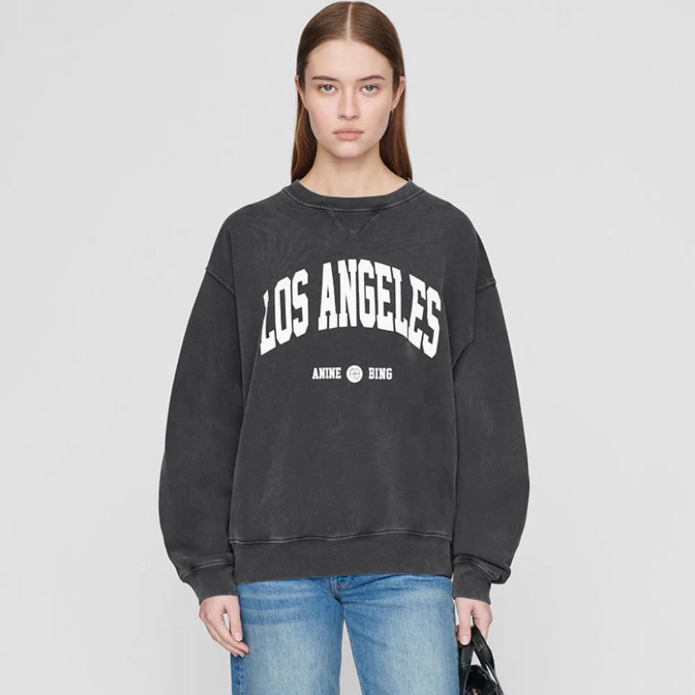 Anine Bing Black Sweatshirt